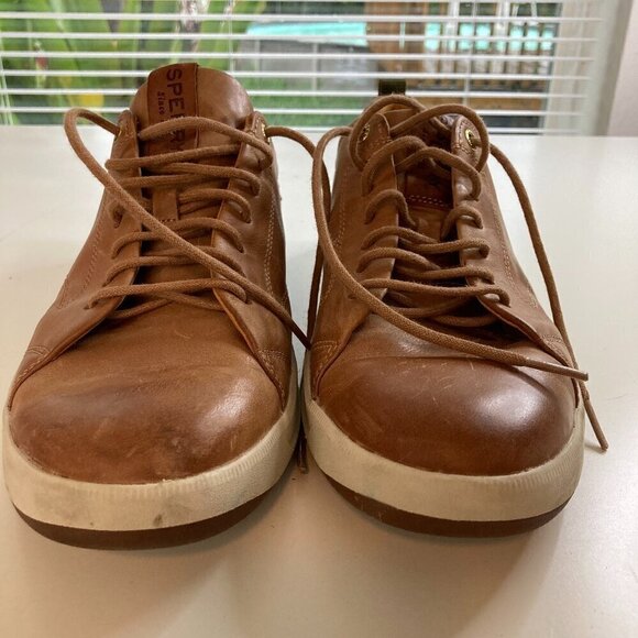 Sperry STS19323 Mens Gold Cup Richfield Plushwave Ltt Sneakers Shoes Casual Sz 9 - Picture 1 of 7